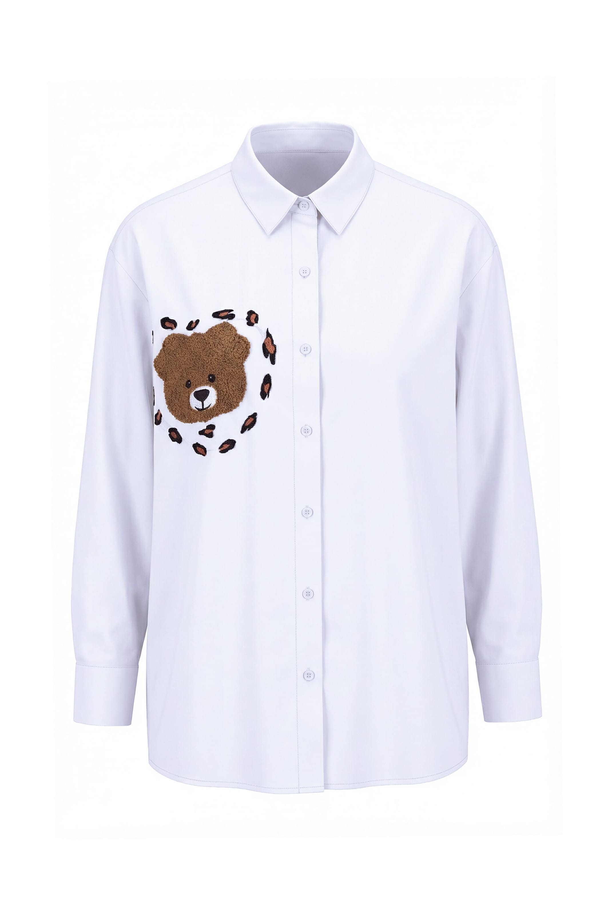 Angel of Style Blouse in Chocolate / White, Item view