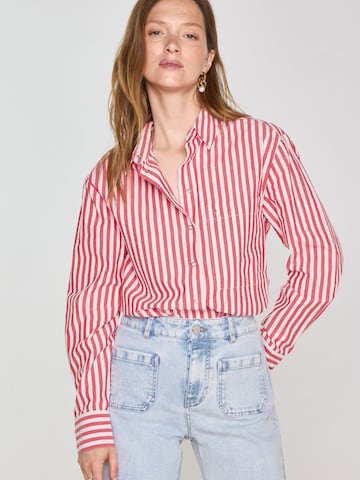 Maison 123 Blouse 'SAMY' in Red: front