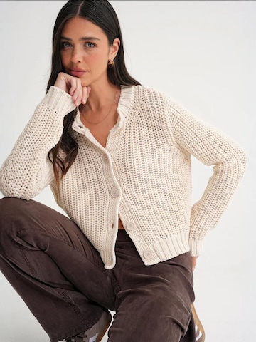 Giacchetta 'Strickjacken' di MixRay in beige