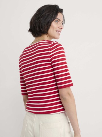 Seasalt Cornwall T-Shirt 'Early Orchid' in Rot