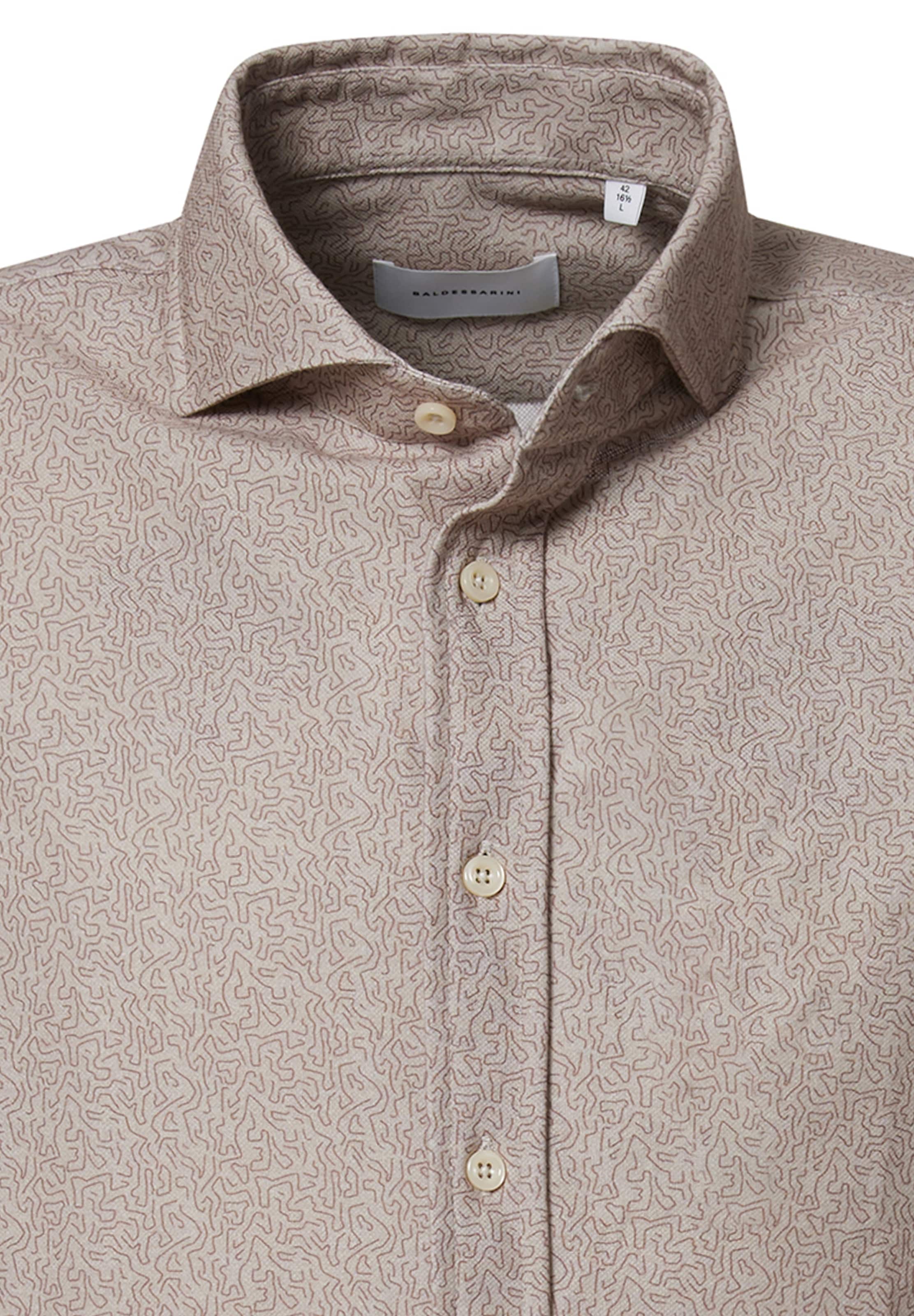 Baldessarini Slim fit Button Up Shirt in Brown