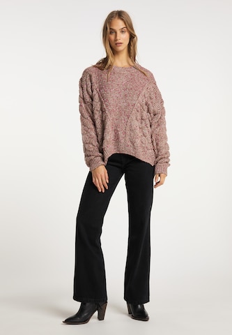 IZIA Oversized Sweater in Pink