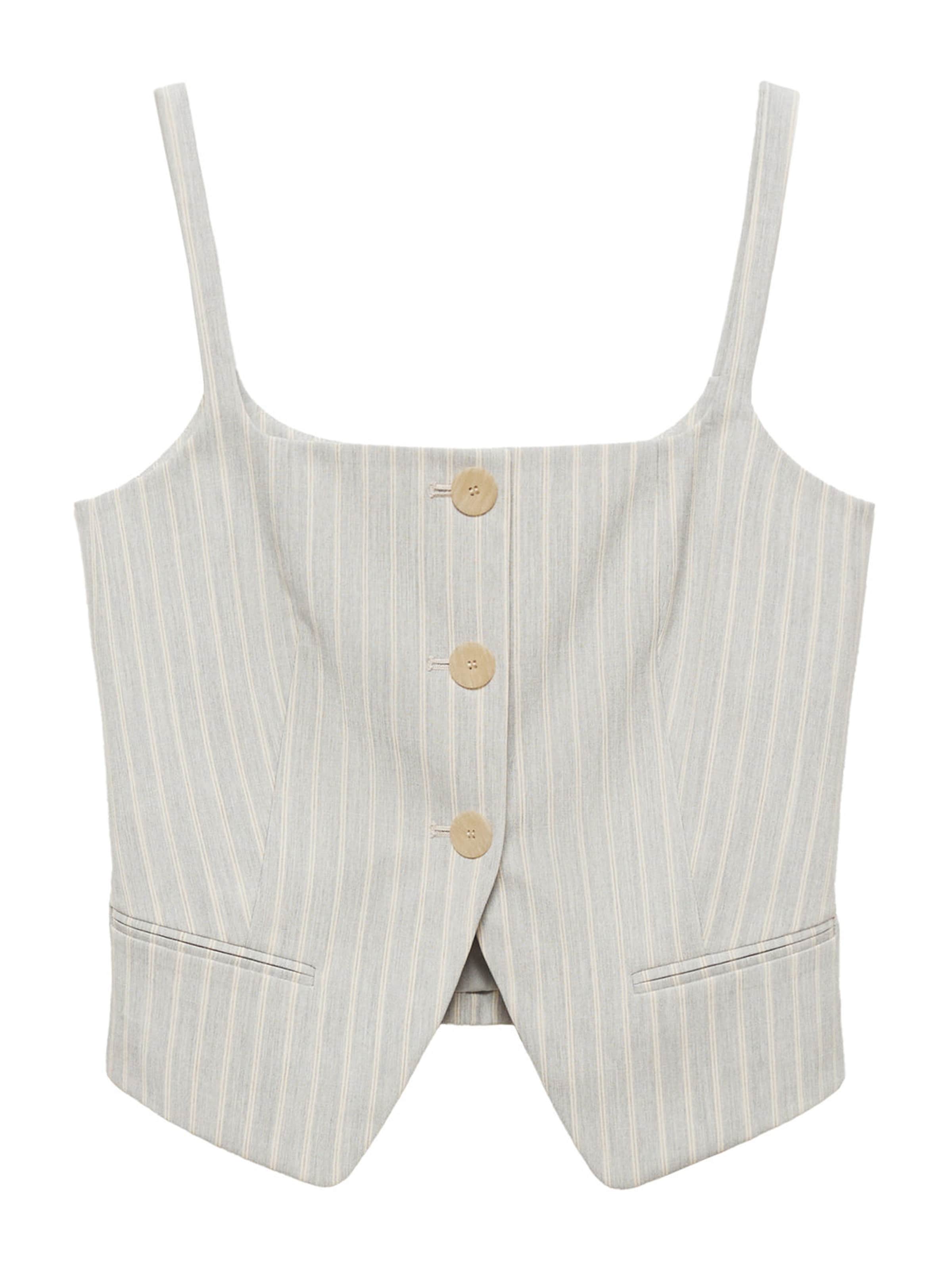 MANGO Prsluk od odijela 'HORTENS' u boja pijeska / svijetloplava, Pregled proizvoda