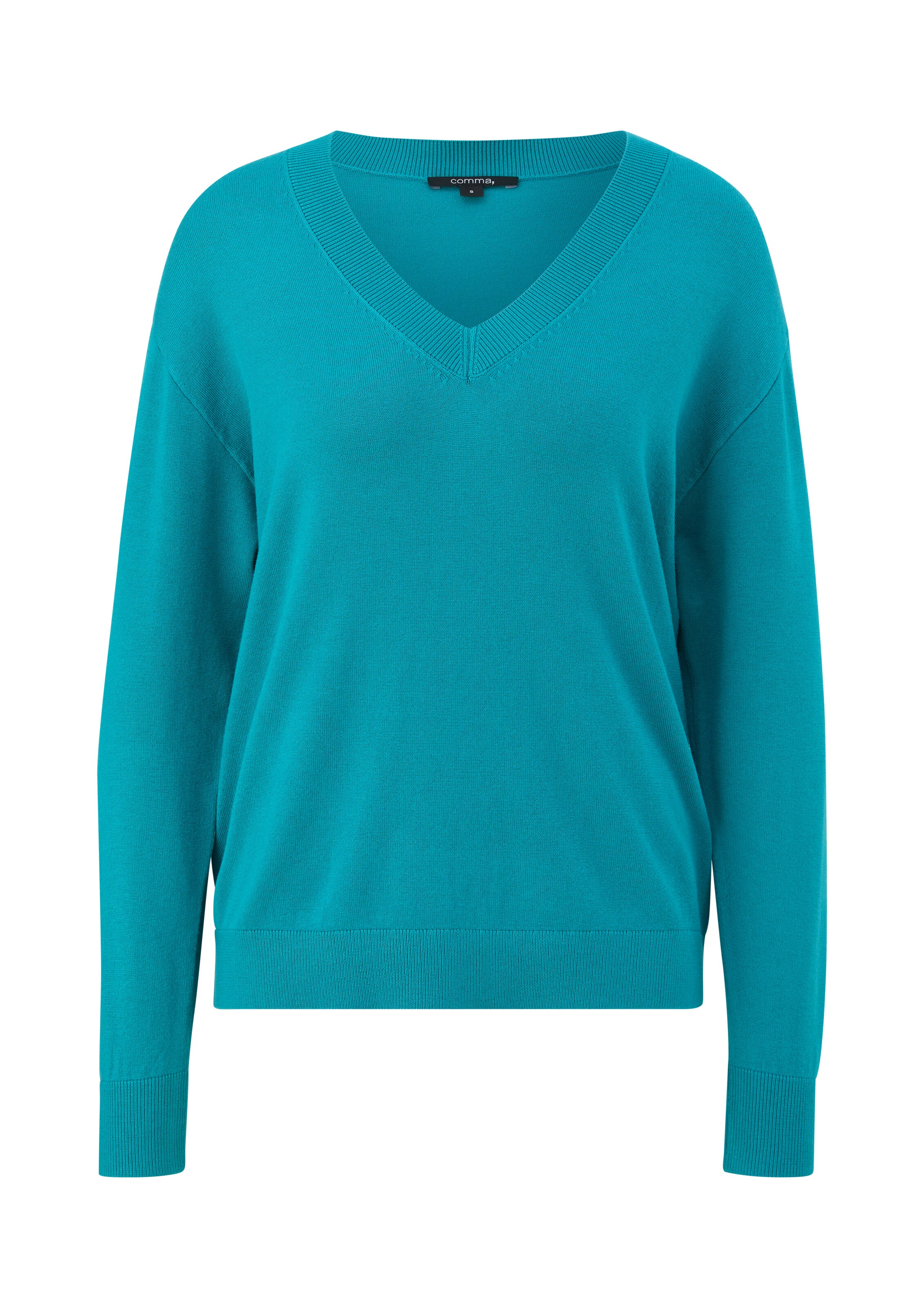 COMMA Trui in Blauw: voorkant