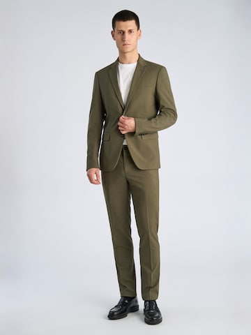 Lindbergh Slimfit Puku värissä vihreä