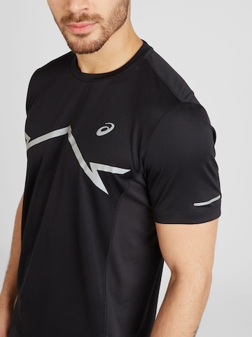 juoda ASICS Sportiniai marškinėliai 'LITE'