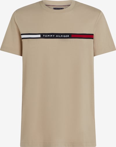 TOMMY HILFIGER Majica u bež / mornarsko plava / crvena, Pregled proizvoda