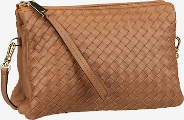 ABRO Crossbody Bag 'Piuma' in Brown: front