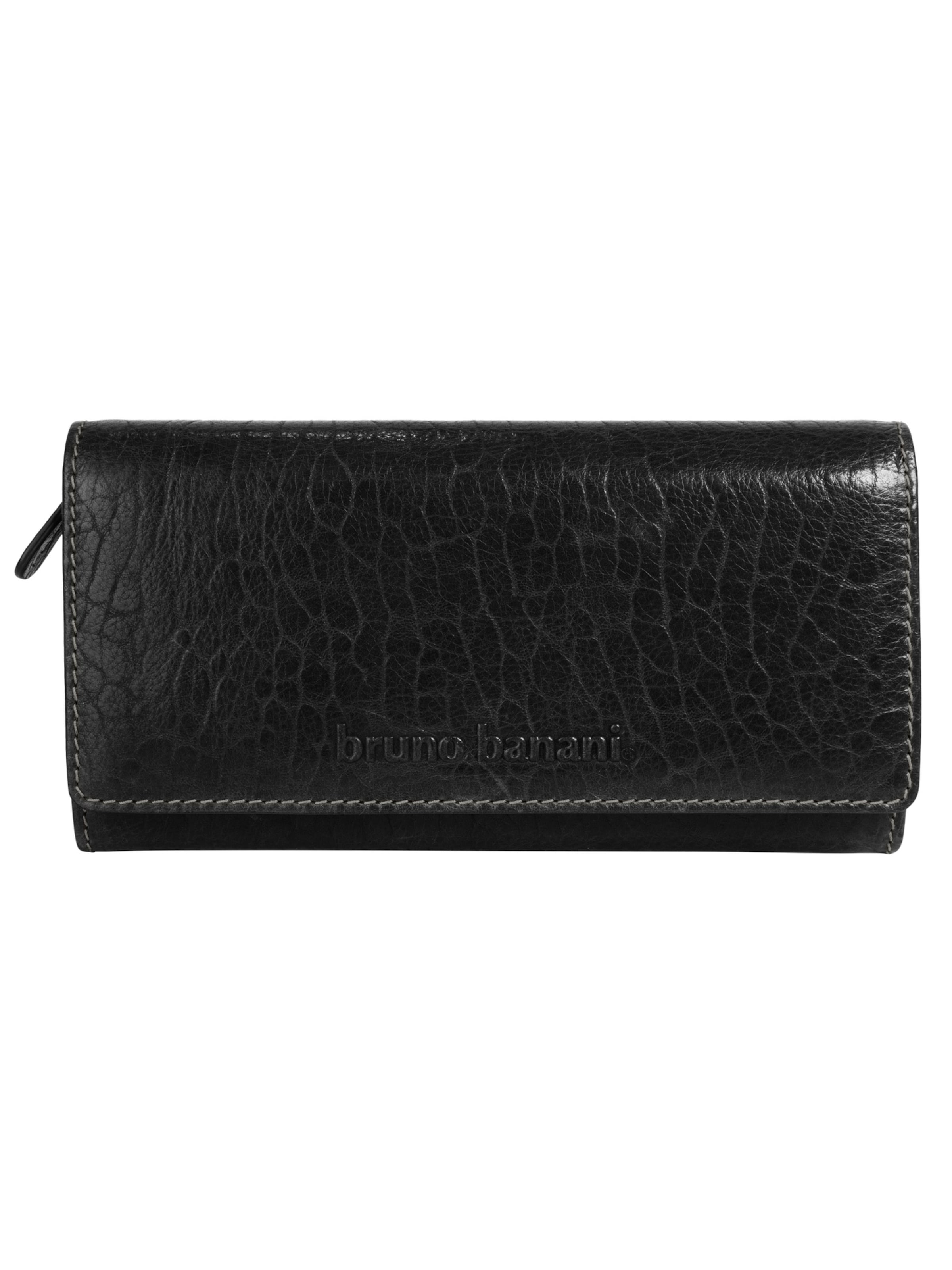Bruno Banani Portemonnaie 'Bruno Banani Geldbörse' in Schwarz: Vorderseite