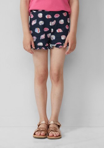 Regular Pantalon s.Oliver en bleu : devant