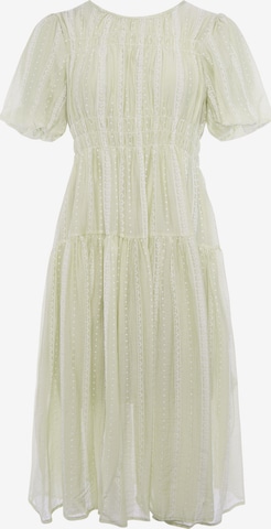Usha - Vestido en verde: frente