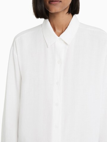 Bershka Bluse i hvit