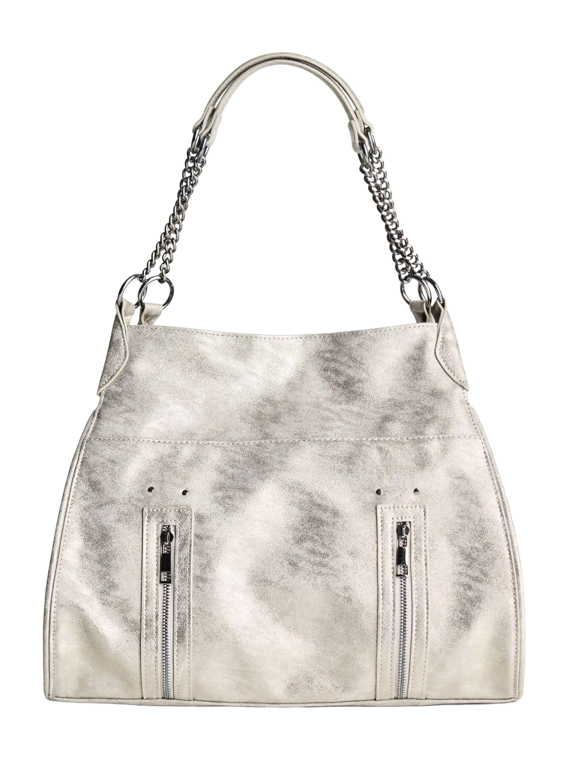 Bershka Válltáska - ezüst: elől