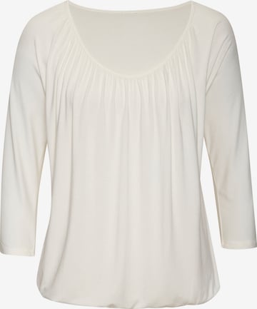 LASCANA Shirt in White: front