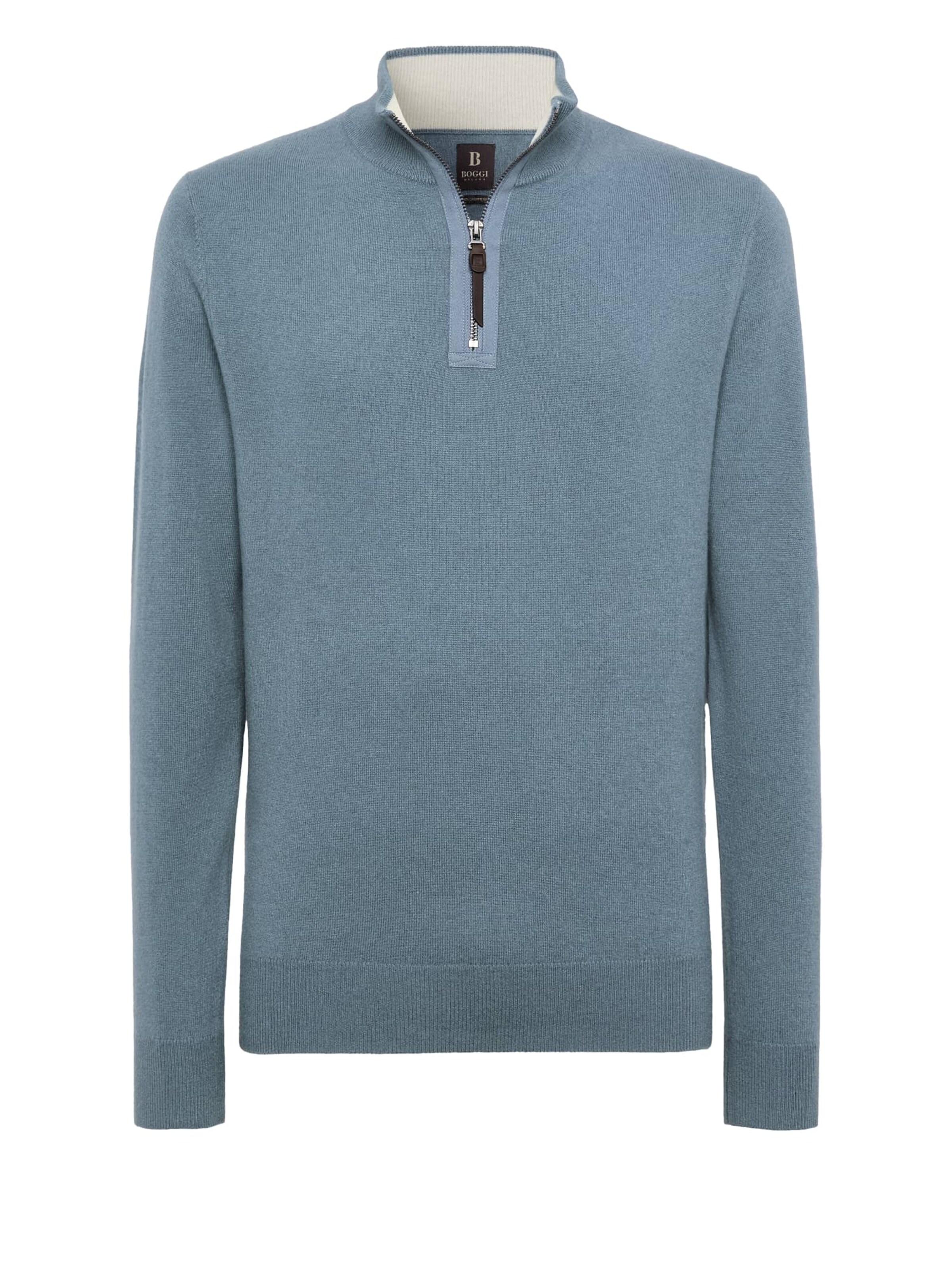 Boggi Milano Sweater in Smoke Blue ABOUT YOU