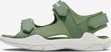 Sandales Hummel en vert : devant