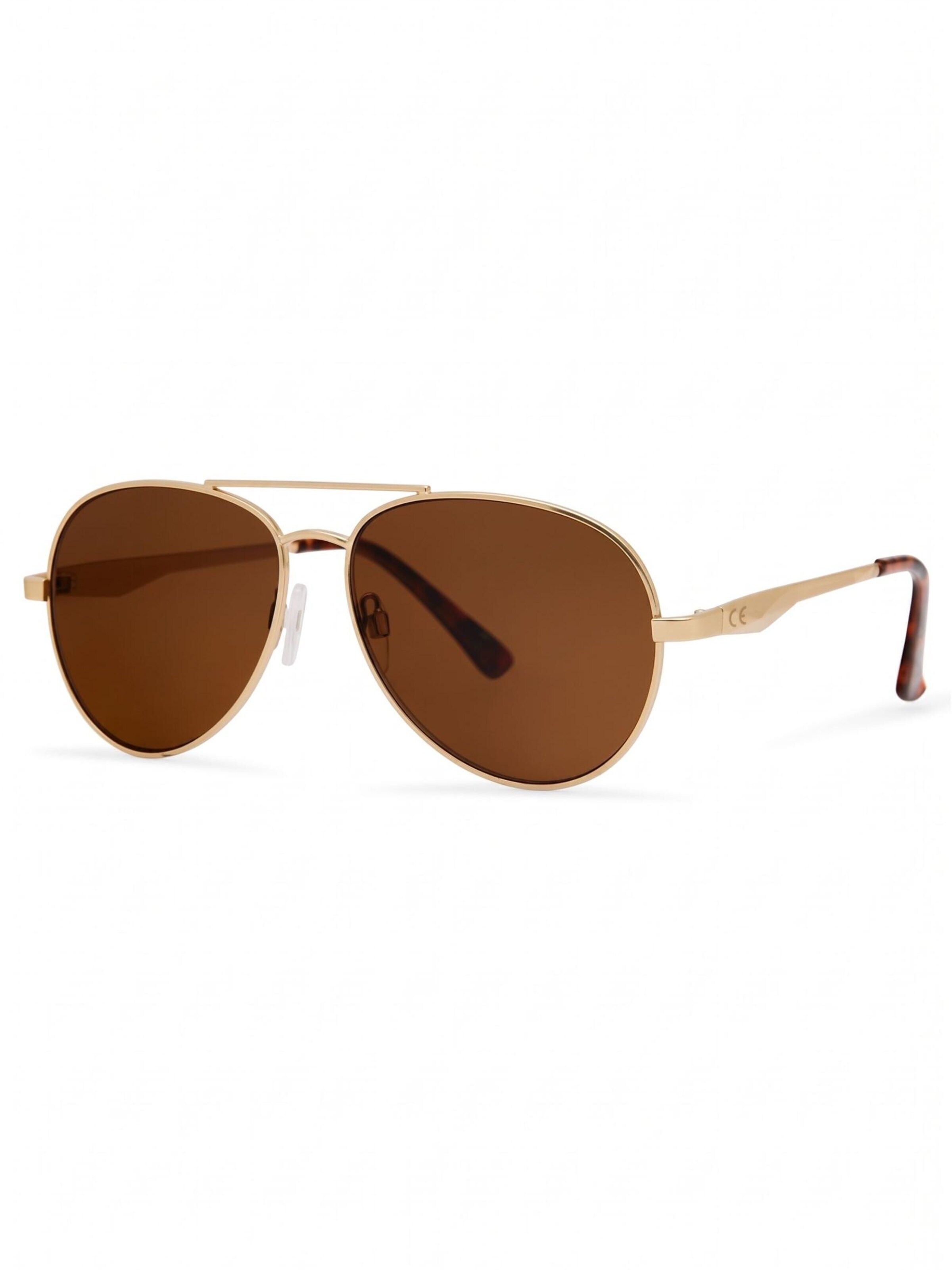 Maxte Sonnenbrille 'Solo-Solis Pilot'‌‌ in Braun