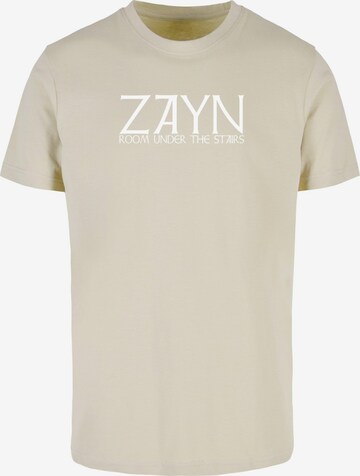 T-Shirt 'Zayn - Indigo' Merchcode en beige : devant