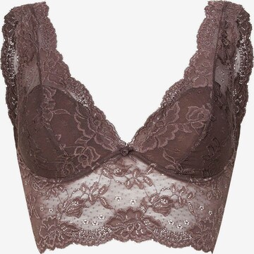 Bustier Soutien-gorge Marc & André en marron : devant