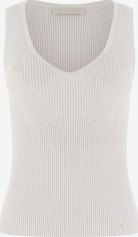 GUESS Knitted Top in White: front