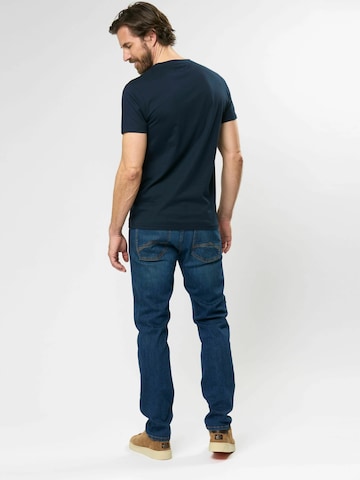 MCS Regular fit Shirt 'Texas' in Blauw