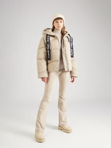 Calvin Klein Jeans Between-Season Jacket in Beige