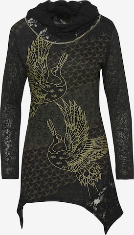 KOROSHI Tričko – černá: přední strana