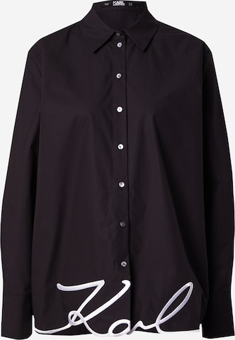 Karl Lagerfeld Блуза в черно: отпред