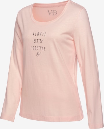 VIVANCE Μπλουζάκι ύπνου σε ροζ