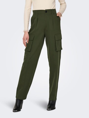 JDY - Loosefit Pantalón cargo 'Roma' en verde: frente