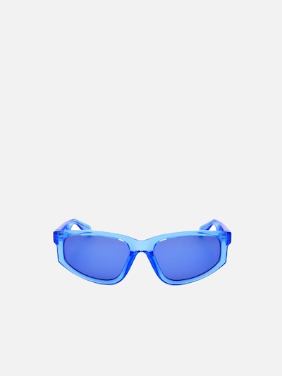 ADIDAS ORIGINALS Sunglasses 'Adidas Original OR0107 Shiny black 55/18/135 Women Sunglasses' in 55 in Blue, Item view