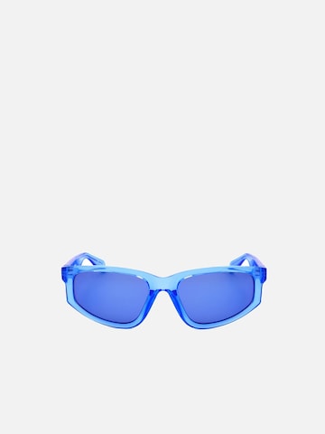 Occhiali da sole 'Adidas Original OR0107 Shiny black 55/18/135 Women Sunglasses' di ADIDAS ORIGINALS in blu: frontale