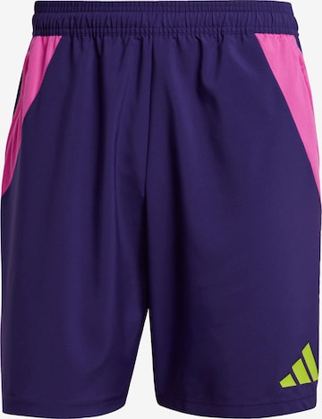 ADIDAS PERFORMANCE Regular Workout Pants in Purple: front