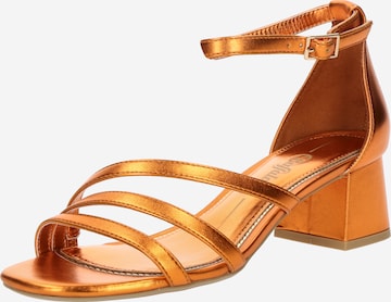 Sandale cu baretă 'LILLY GRACE' de la BUFFALO pe portocaliu: față