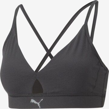 PUMA Bustier Športni nederček | črna barva