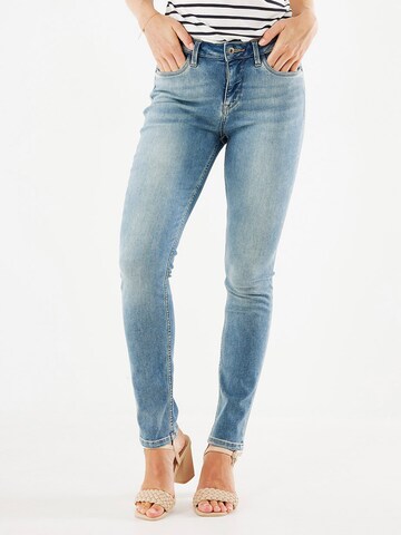 Skinny Jean 'Jenna' MEXX en bleu : devant