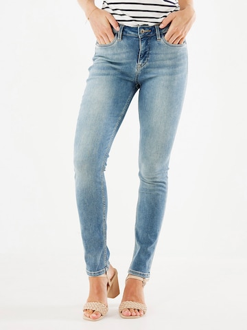 MEXX Skinny Jeans 'Jenna' in Blue: front