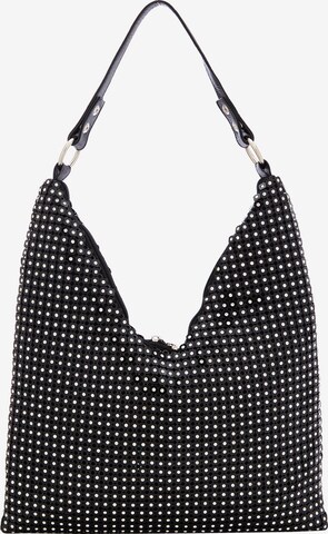 faina - Bolso de hombro en negro: frente