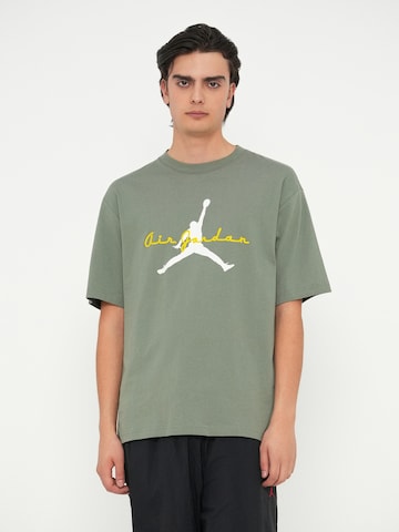 Jordan Футболка 'BRK ESS 85' в Зеленый: спереди