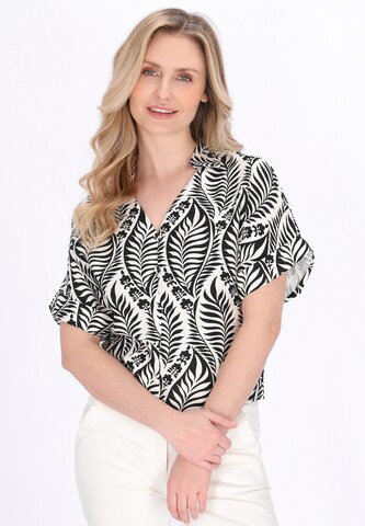 Usha - Blusa em preto: frente