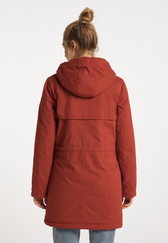 Parka invernale di DreiMaster Vintage in rosso