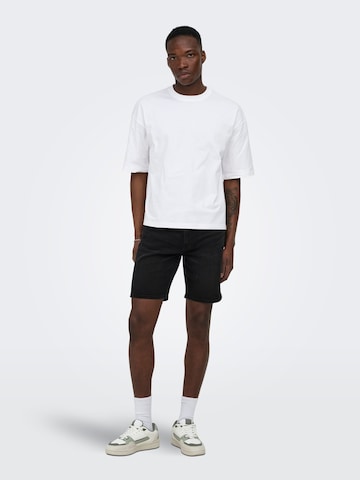 Regular Jean 'ONSWeft' Only & Sons en noir