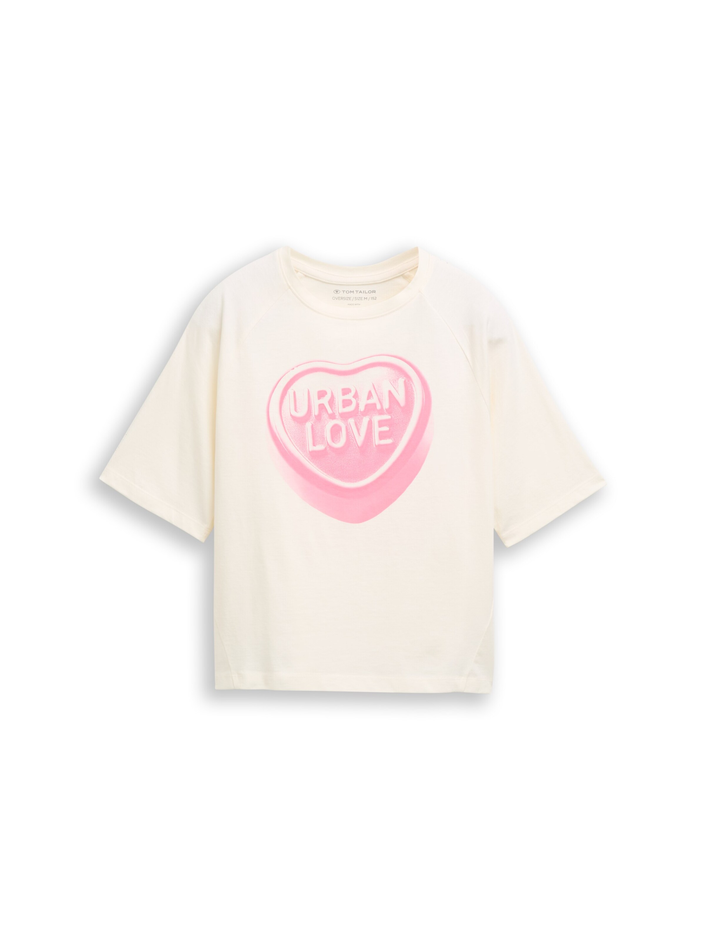 TOM TAILOR Shirt in White: front