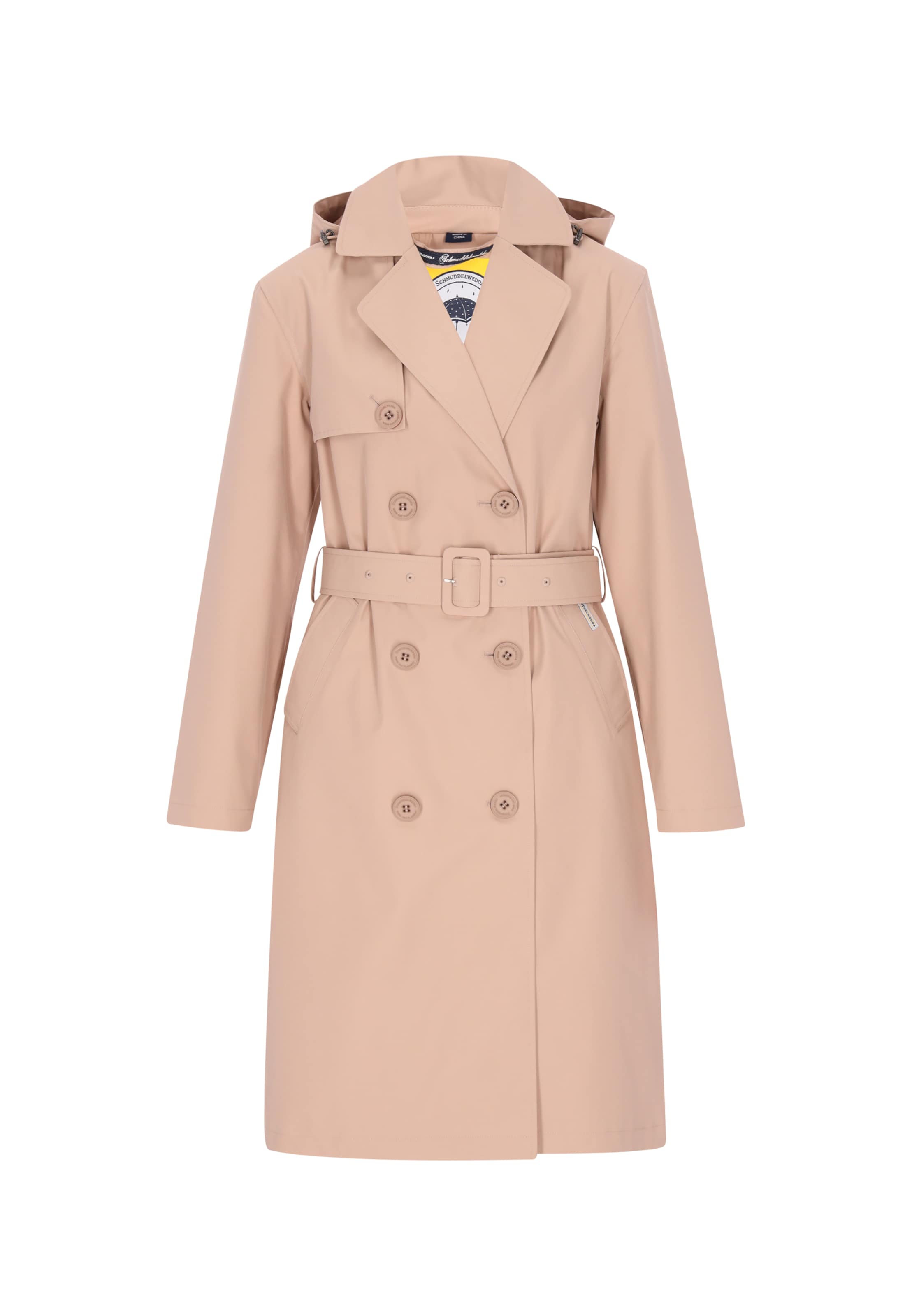 Schmuddelwedda - Abrigo funcional en beige: frente