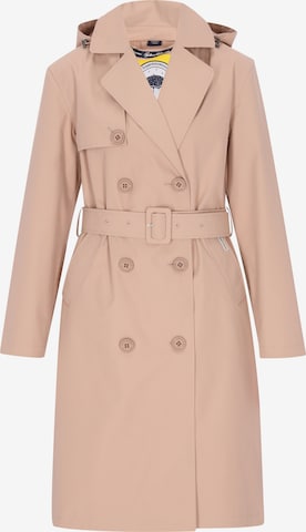 Schmuddelwedda - Abrigo funcional en beige: frente