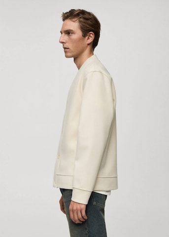 MANGO MAN Sweatshirt in Beige