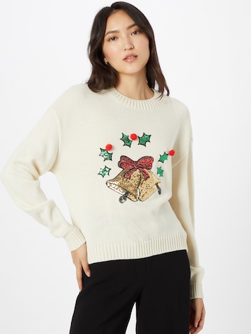 VERO MODA Sweater 'Bell' in Beige: front