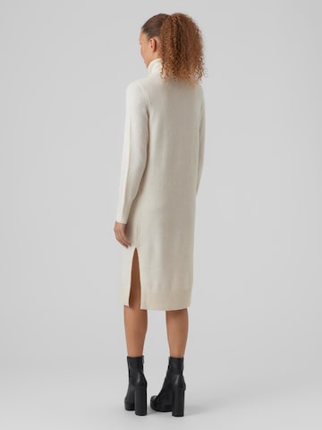 VERO MODA Knitted dress 'New Wind' in Grey