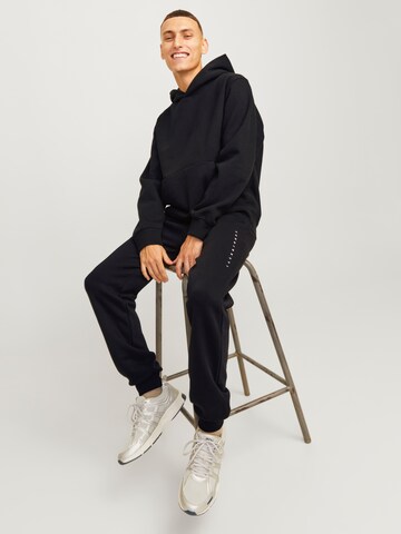 JACK & JONES Zwężany krój Spodnie 'JPSTGORDON STAR' w kolorze czarny