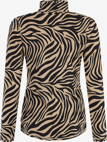 PROTEST Sportsweatshirt 'PRTEsher' in Braun: Vorderseite